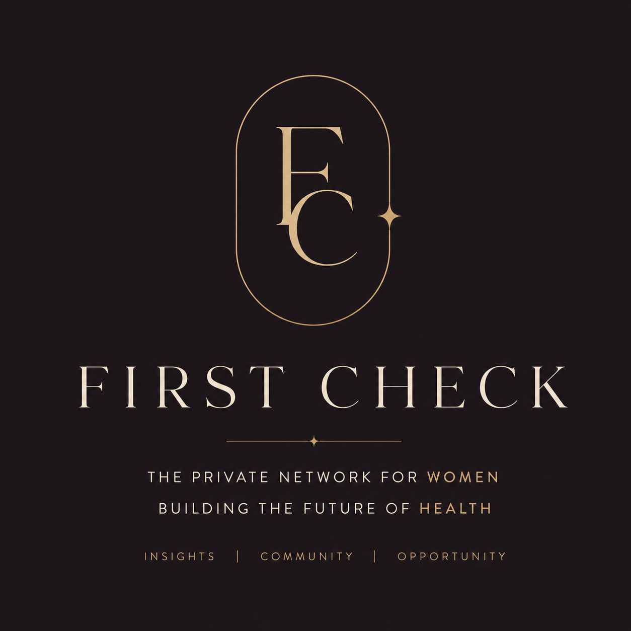 First Check Collective, the private network for women building the future of health